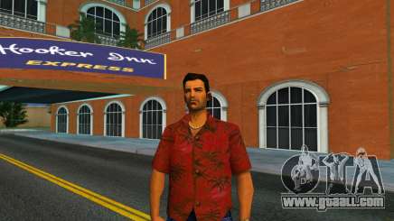 New red T-shirt for Tommy Vercetti for GTA Vice City