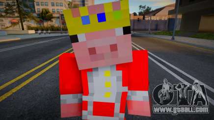 Bashurverse Technoblade (YouTubers) Minecraft for GTA San Andreas