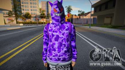 Gengar Hoodie Boy for GTA San Andreas