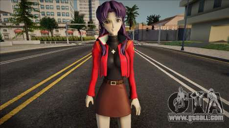 Misato Katsuragi Evangelion for GTA San Andreas