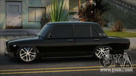 VAZ 2107 Black Classic for GTA San Andreas