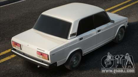 VAZ 2107 White Stock for GTA San Andreas