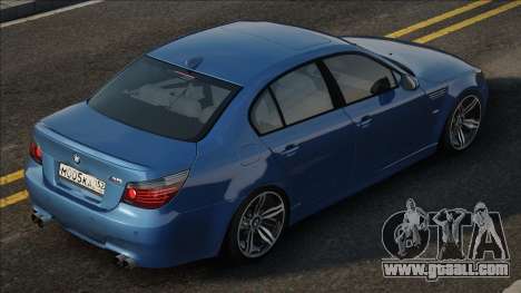 BMW M5 E60 Blu for GTA San Andreas