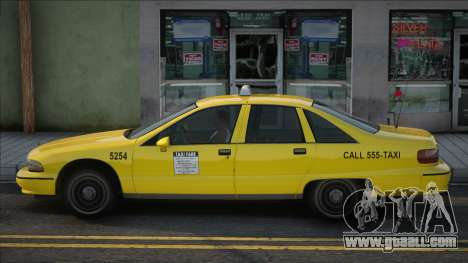 Chevrolet Caprice Classic Taxi 1991 for GTA San Andreas