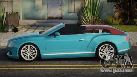 Bentley Continental GT 2014 Blue for GTA San Andreas