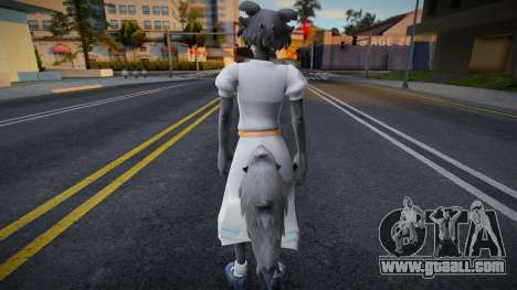 Grey Wolf Girl for GTA San Andreas