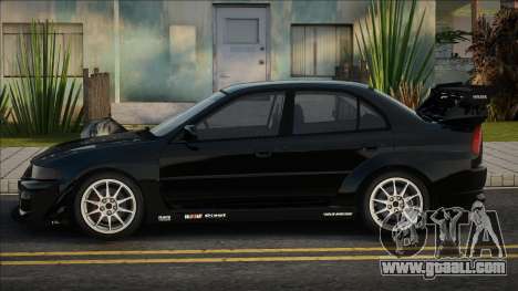 Mitsubishi Lancer Evolution V Blek for GTA San Andreas