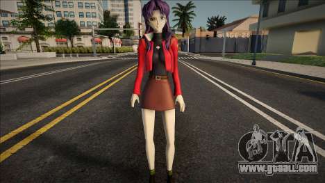 Misato Katsuragi Evangelion for GTA San Andreas