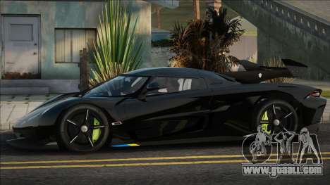 Koenigsegg Jesko Black for GTA San Andreas