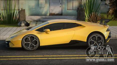 Lamborghini Huracan [Yel] for GTA San Andreas