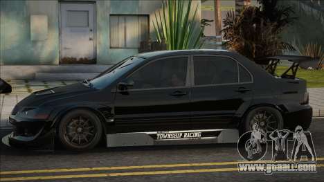 Mitsubishi Lancer Evo IX Blek for GTA San Andreas