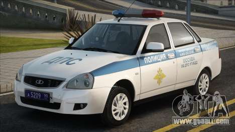 Lada Priora 2170 Police Traffic Police 2013-2016 for GTA San Andreas