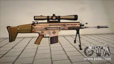 SCAR-L Sniper for GTA San Andreas