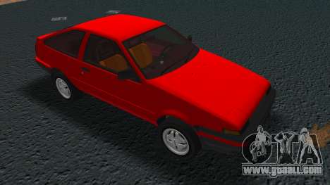 Toyota Sprinter Trueno AE86 85 for GTA Vice City