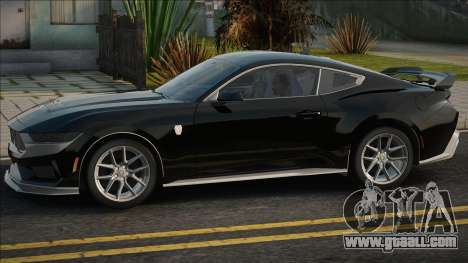 Ford Mustang Dark Horse 2024 Blek for GTA San Andreas