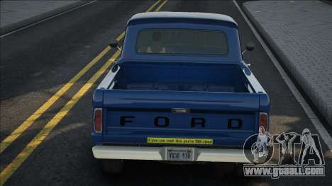 Ford F-100 1965 for GTA San Andreas