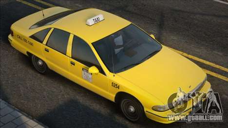 Chevrolet Caprice Classic Taxi 1991 for GTA San Andreas