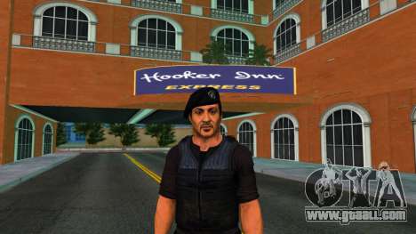 Sylvester Stallone from The Expendables for GTA Vice City