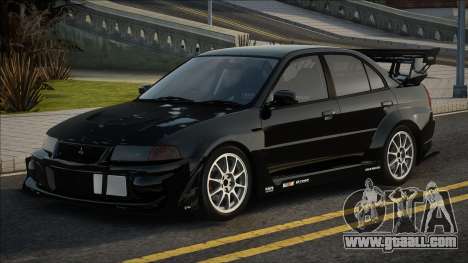 Mitsubishi Lancer Evolution V Blek for GTA San Andreas