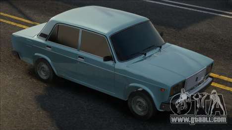 VAZ 2107 Blue for GTA San Andreas