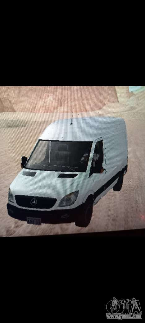 Mercedes Benz Sprinter lowpoly for GTA San Andreas