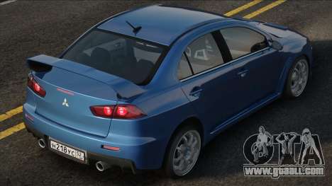 Mitsubishi Lancer Evolution Blue for GTA San Andreas