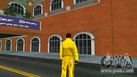 A guy in a yellow suit for GTA Vice City