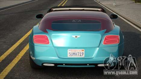 Bentley Continental GT 2014 Blue for GTA San Andreas