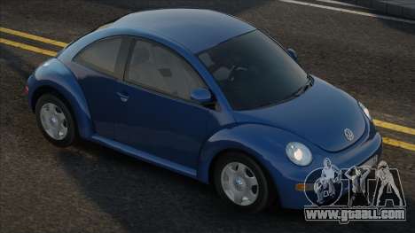 Volkswagen Beetle Blue for GTA San Andreas