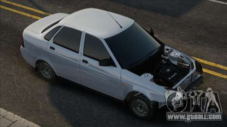 Lada Priora Tramp White for GTA San Andreas