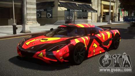 Koenigsegg Agera Exils S14 for GTA 4