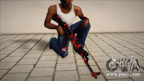 Ak47 Grafiti Simple Skin for GTA San Andreas