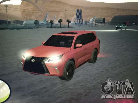 Lexus LX 570 lowpoly for GTA San Andreas