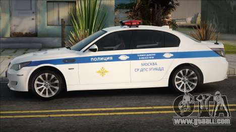 BMW M5 E60 Traffic Police 2012-2015 for GTA San Andreas