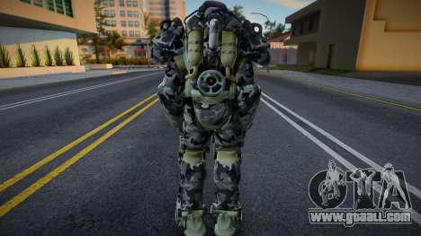 T-60 Power Armor - SAPD Urban Camo for GTA San Andreas