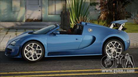 2013 Bugatti Veyron Grand Sport Vitesse for GTA San Andreas