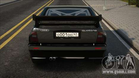 Audi Sport Quattro Blek for GTA San Andreas