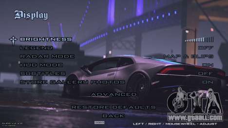 Wallpaper Car Menu and Cursor Among Us for GTA San Andreas