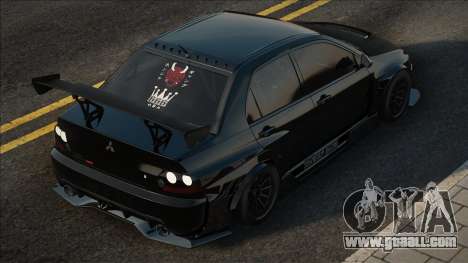 Mitsubishi Lancer Evo IX Blek for GTA San Andreas