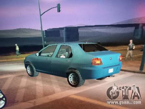 Fiat Siena Lowpoly for GTA San Andreas