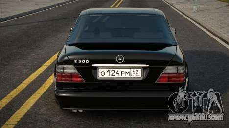 Mercedes-Benz W124 E500 Blek Edit for GTA San Andreas