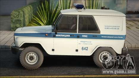 UAZ Hunter PPS Police for GTA San Andreas