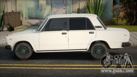 VAZ 2107 White Stock for GTA San Andreas