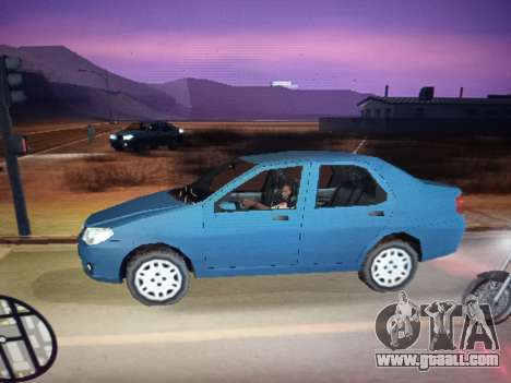 Fiat Siena Lowpoly for GTA San Andreas