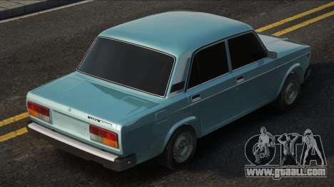 VAZ 2107 Blue for GTA San Andreas