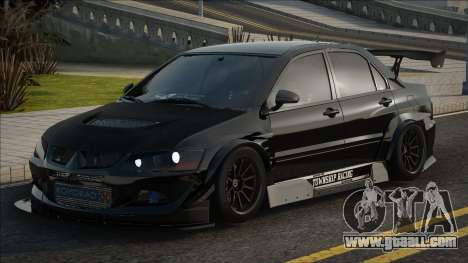 Mitsubishi Lancer Evo IX Blek for GTA San Andreas