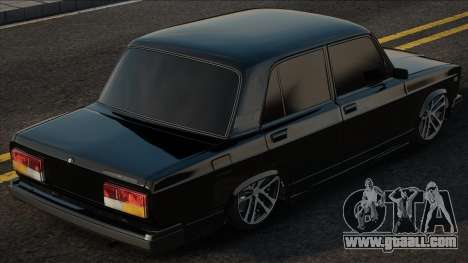 VAZ 2107 Black Classic for GTA San Andreas