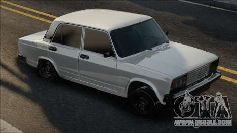 VAZ 2107 White Stock for GTA San Andreas