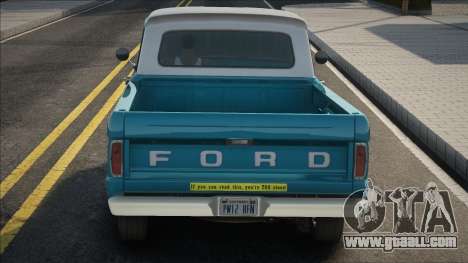 Ford F-100 1966 for GTA San Andreas