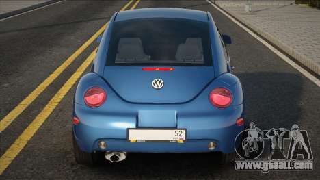 Volkswagen Beetle Blue for GTA San Andreas